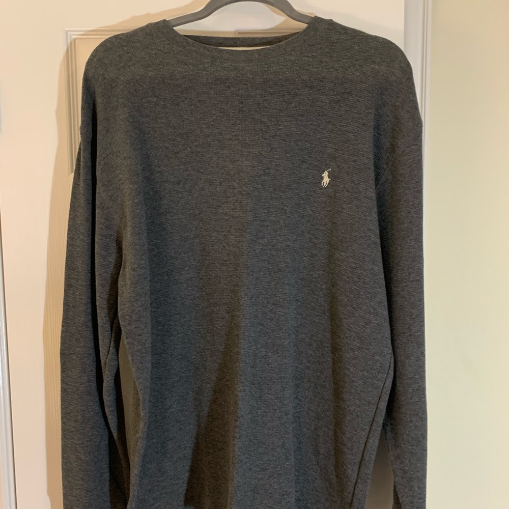 Polo thermal knit shirt